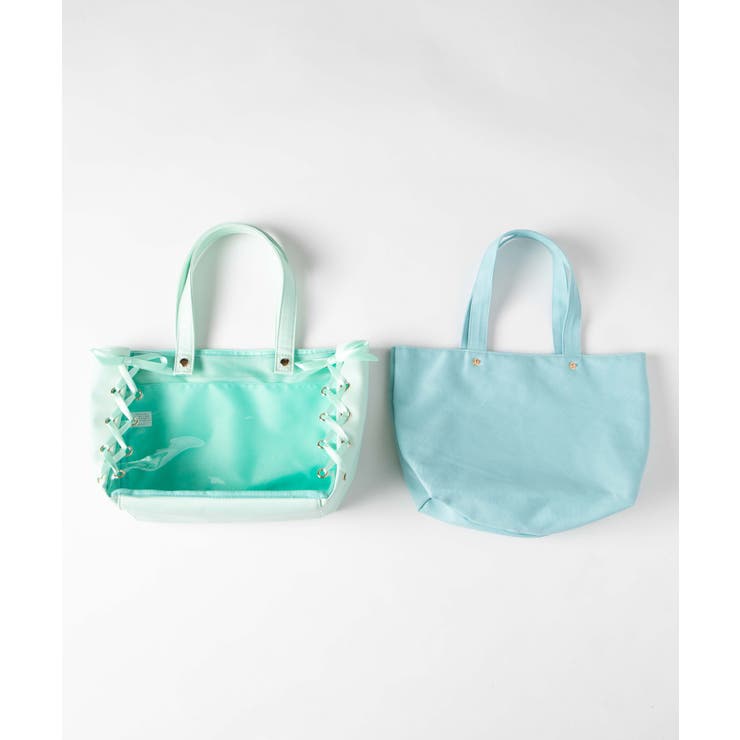 WEB限定】レイヤードリボンデコトートバッグ WE19AW09-G4811