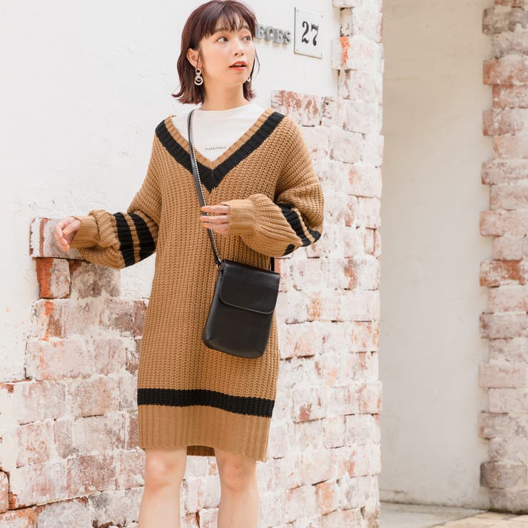 チルデンニットワンピース We19aw09 L63 品番 Wg Wego Women ウィゴー のレディースファッション通販 Shoplist ショップリスト