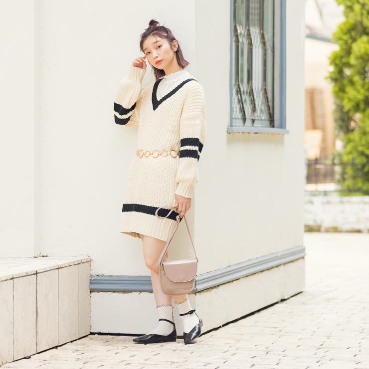 チルデンニットワンピース We19aw09 L63 品番 Wg Wego Women ウィゴー のレディースファッション通販 Shoplist ショップリスト