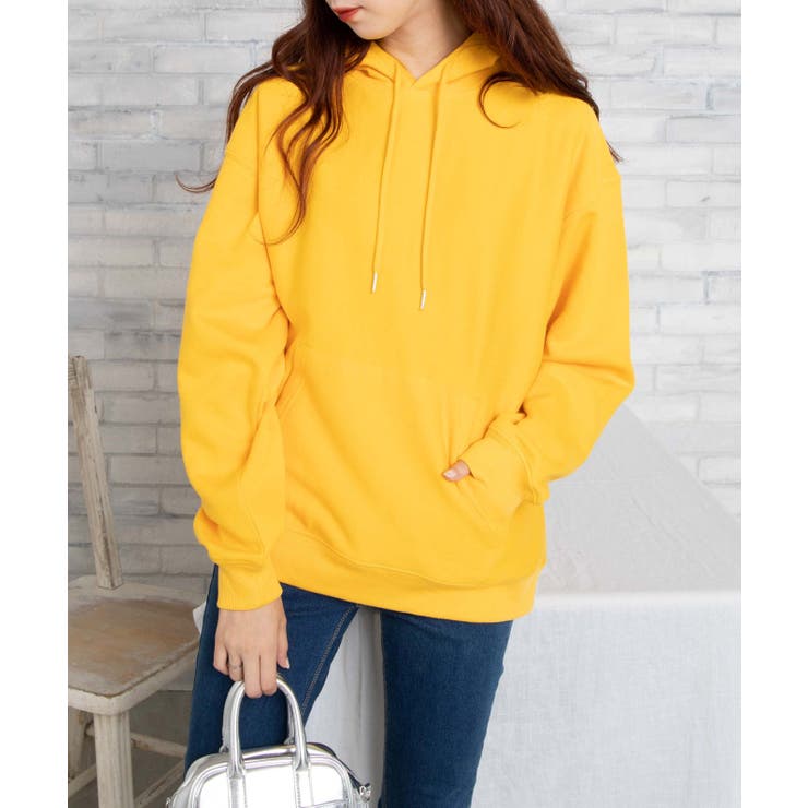 【WEB限定】裏起毛カラービッグプルパーカ韓国 韓国ファッション | WEGO【WOMEN】 | 詳細画像9 