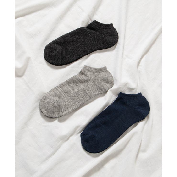 アソート | 【3点セット】スニーカーソックス WE19AW09-MG3516 | WEGO【MEN】
