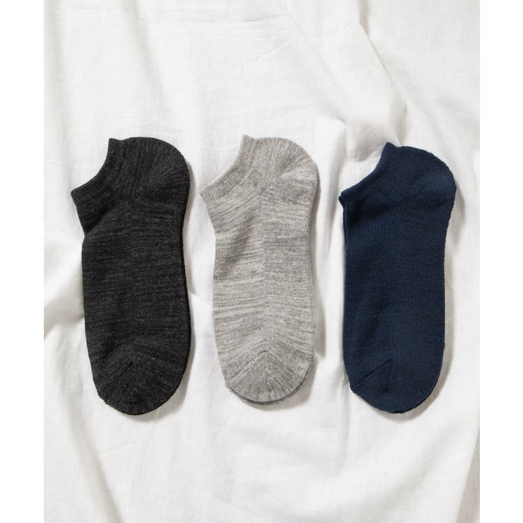 【3点セット】スニーカーソックス WE19AW09-MG3516 | WEGO【MEN】 | 詳細画像1 