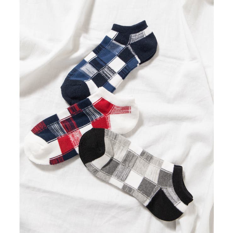 柄7 | 【3足セット】パターンソックス WE19AW09-MG3517 | WEGO【MEN】