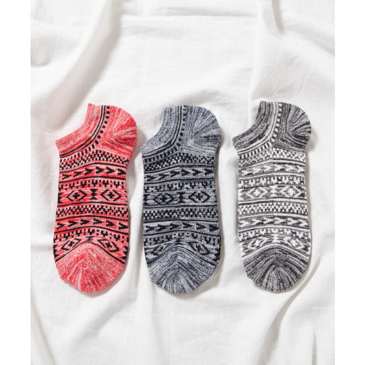 【3足セット】パターンソックス WE19AW09-MG3517 | WEGO【MEN】 | 詳細画像3 