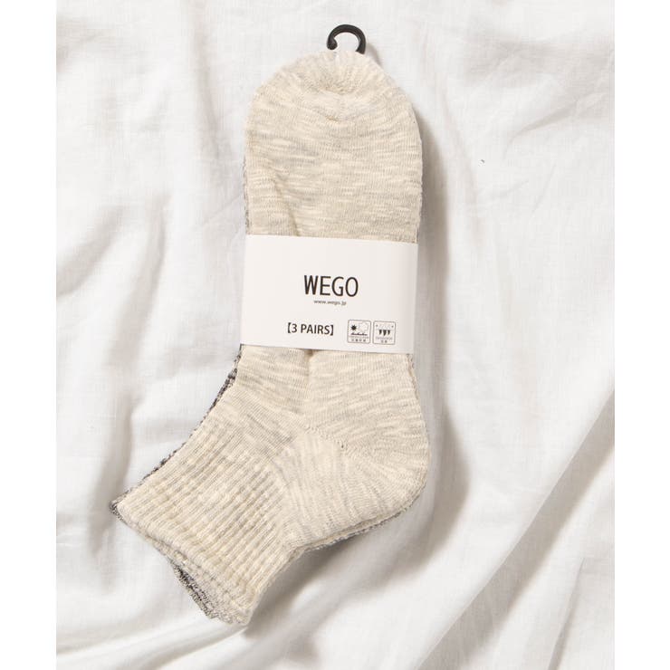 【3足セット】ハーフソックス WE19AW09-MG3520 | WEGO【MEN】 | 詳細画像4 