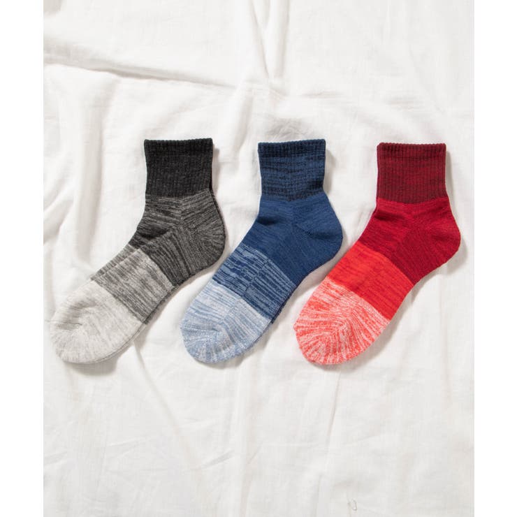 【3足セット】ハーフソックス WE19AW09-MG3520 | WEGO【MEN】 | 詳細画像1 
