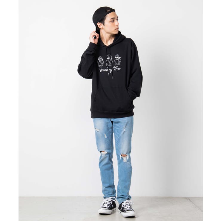 ユニークヒューマンプルパーカー WE19AW11-M8131 | WEGO【MEN】 | 詳細画像7 