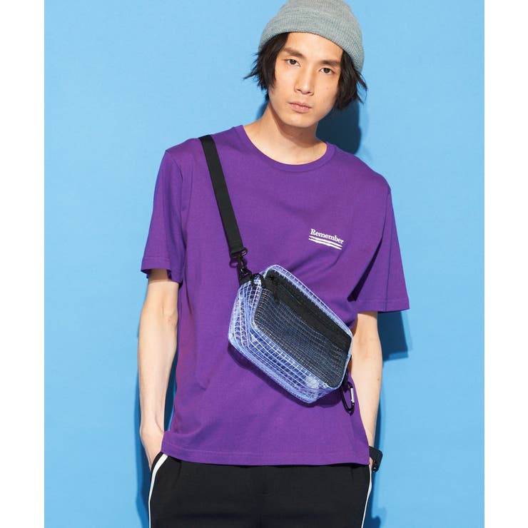 パープル | ストリートモチーフTシャツ WE19SM03-M007 | WEGO【MEN】