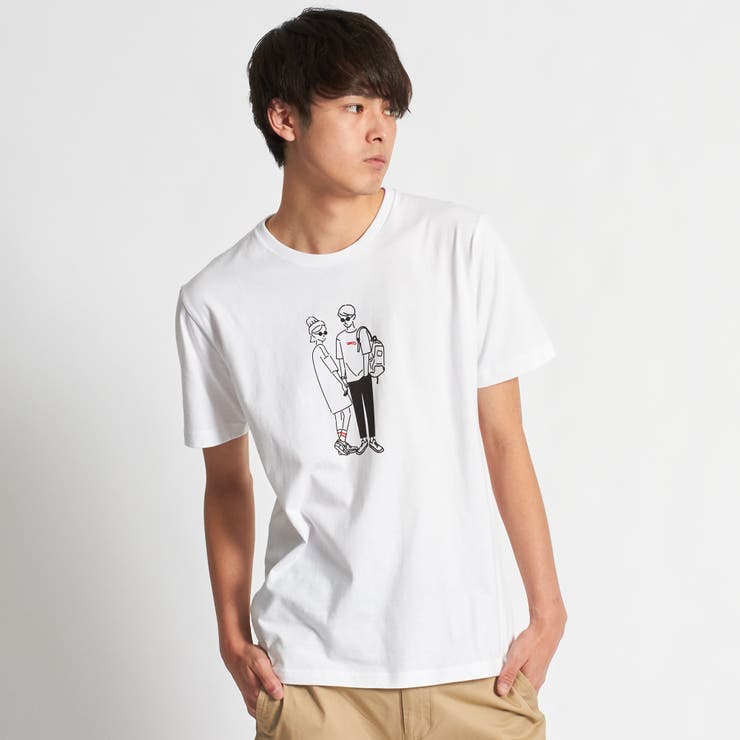 ホワイトソノタ | ヒューマンペンシルTシャツ WE19SM03-M010 | WEGO【MEN】