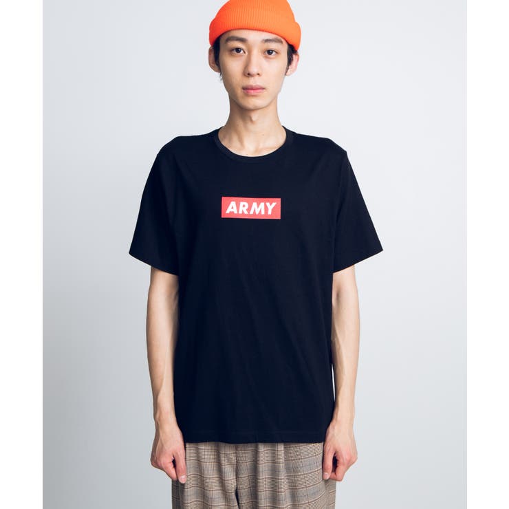 ARMYボックスロゴTシャツ WE19SM04-M0343 | WEGO【MEN】 | 詳細画像7 