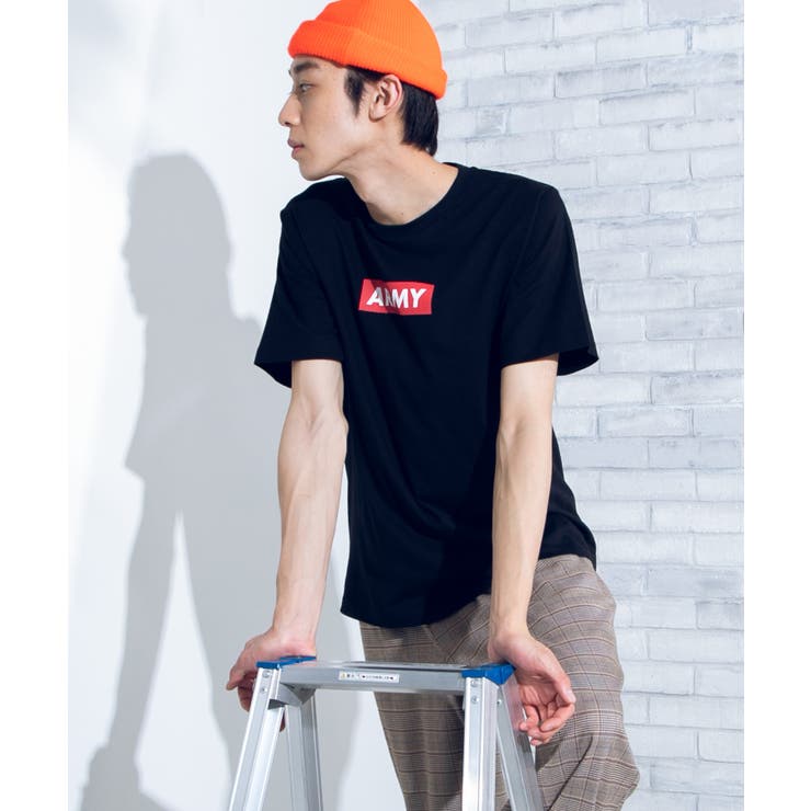 ブラック | ARMYボックスロゴTシャツ WE19SM04-M0343 | WEGO【MEN】