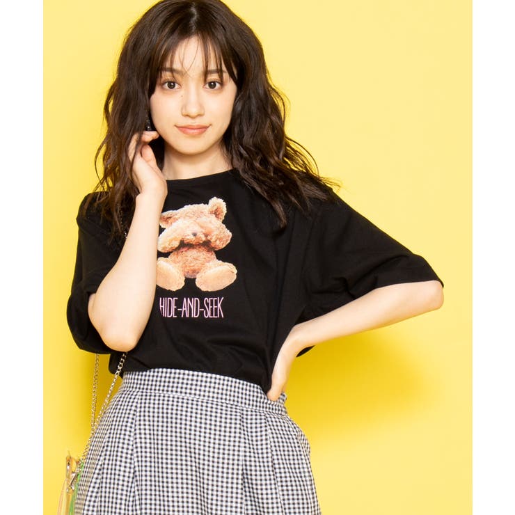 テディベアTシャツ WE19SM04-M0363[品番：WG010038464]｜WEGO【WOMEN