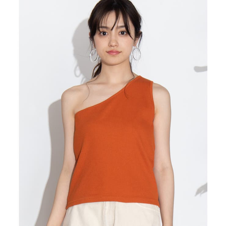 ワンショルダータンクトップ WE19SM05-L058[品番：WG010038068]｜WEGO
