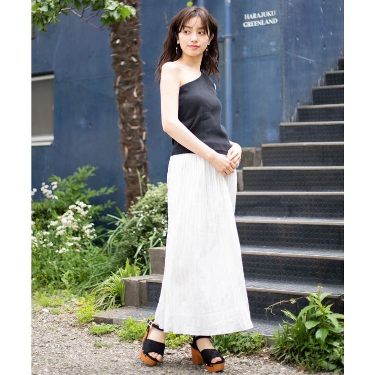 ワンショルダータンクトップ WE19SM05-L058[品番：WG010038068]｜WEGO