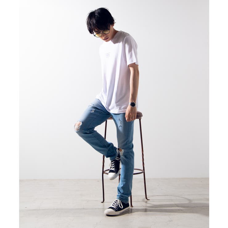 カラータイポグラフィプリントTシャツ WE19SM05-M0333 | WEGO【MEN】 | 詳細画像7 