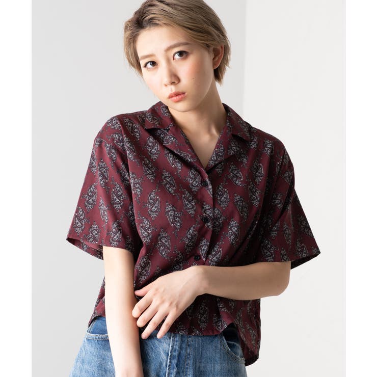 LOHEN オープンカラー クロップドシャツ 2024SS予約販売商品】オープンカラークロップドシャツ – LOHEN