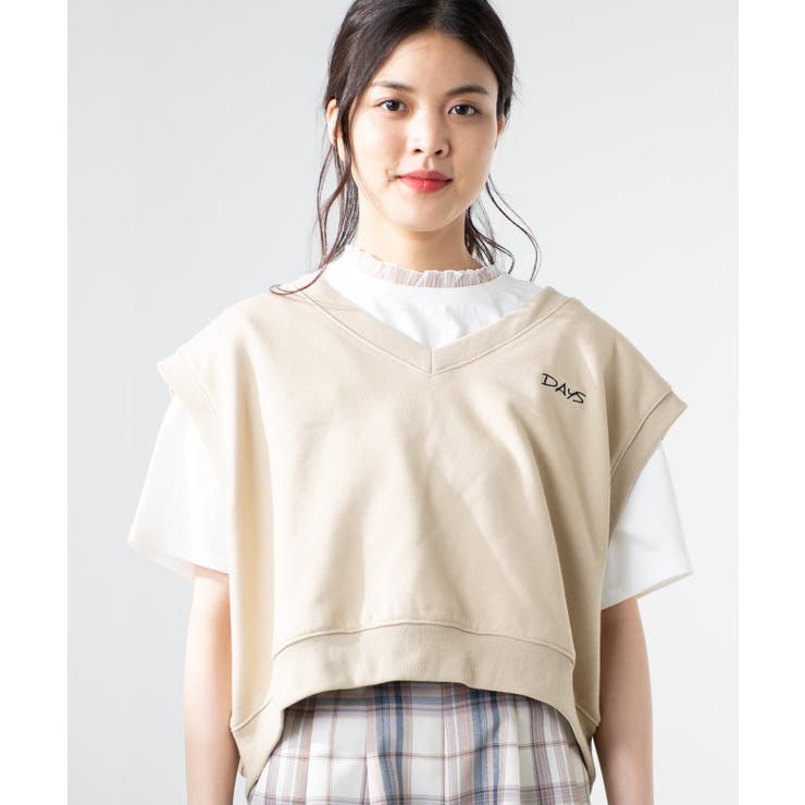 ワンポイントスウェットベスト WE19SP04-L004[品番：WG010037914]｜WEGO【WOMEN】（ウィゴー）｜レディース ...