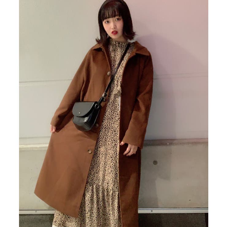 ステンカラーロングコート WE19WN10-L3491[品番：WG010070122]｜WEGO