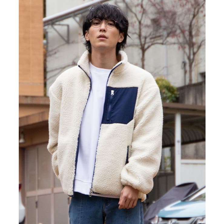 ボアスタンドブルゾン WE19WN10-M3303[品番：WG010069587]｜WEGO【MEN】（ウィゴー ）のメンズファッション通販｜SHOPLIST（ショップリスト）