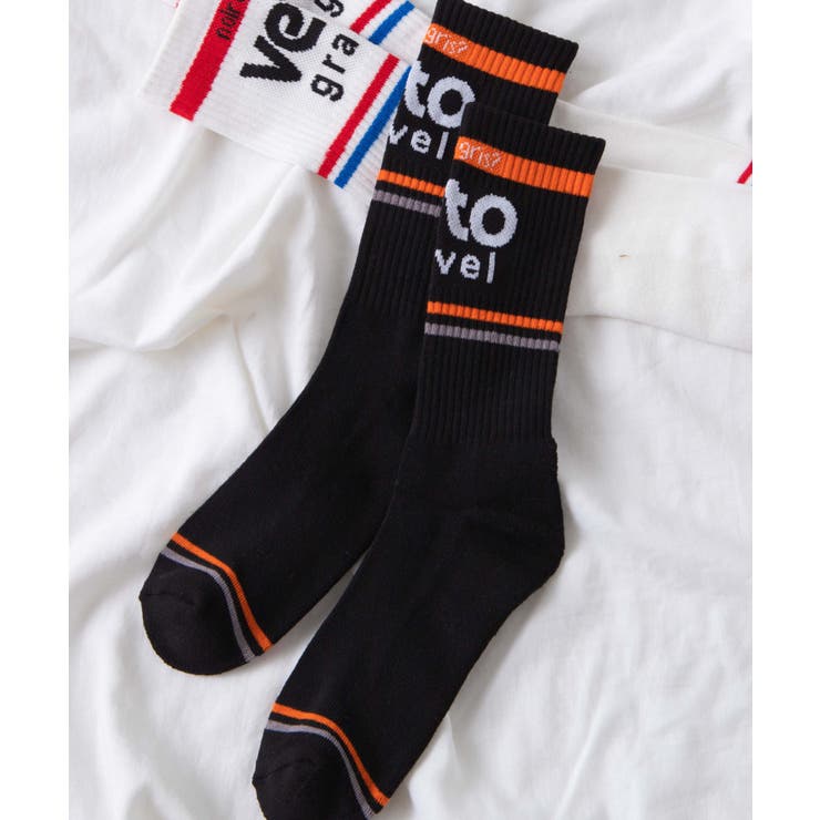 柄12 | ロゴソックス WE19WN10-MG5172 | WEGO【MEN】