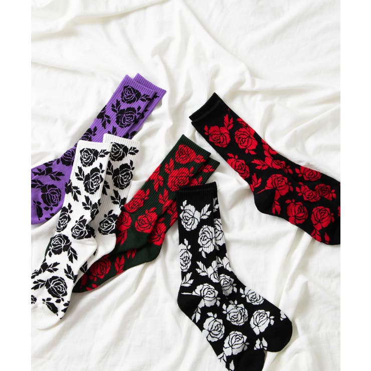 バラパターンソックス WE19WN10-MG5346 | WEGO【MEN】 | 詳細画像1 