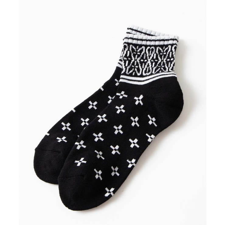 バンダナ柄レギュラーソックス WE19WN10-MG5351 | WEGO【MEN】 | 詳細画像2 