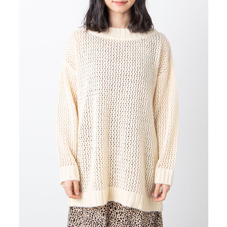 モヘアタッチメッシュセーター We19wn11 L7214 品番 Wg Wego Women ウィゴー のレディースファッション通販 Shoplist ショップリスト