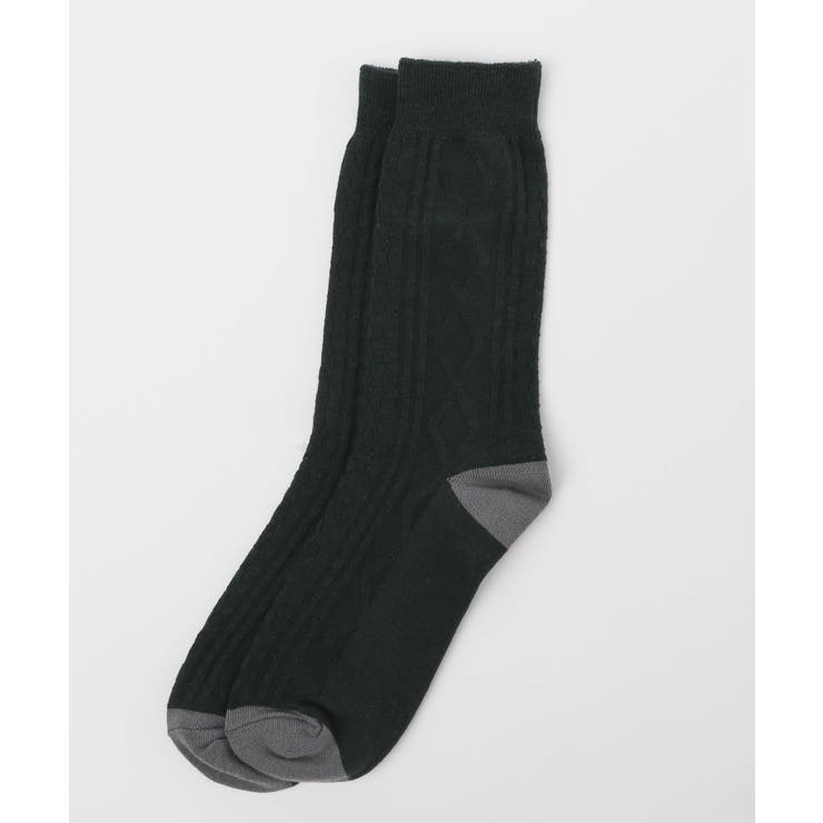 ケーブルパターンソックス WE19WN11-MG6178 | WEGO【MEN】 | 詳細画像4 