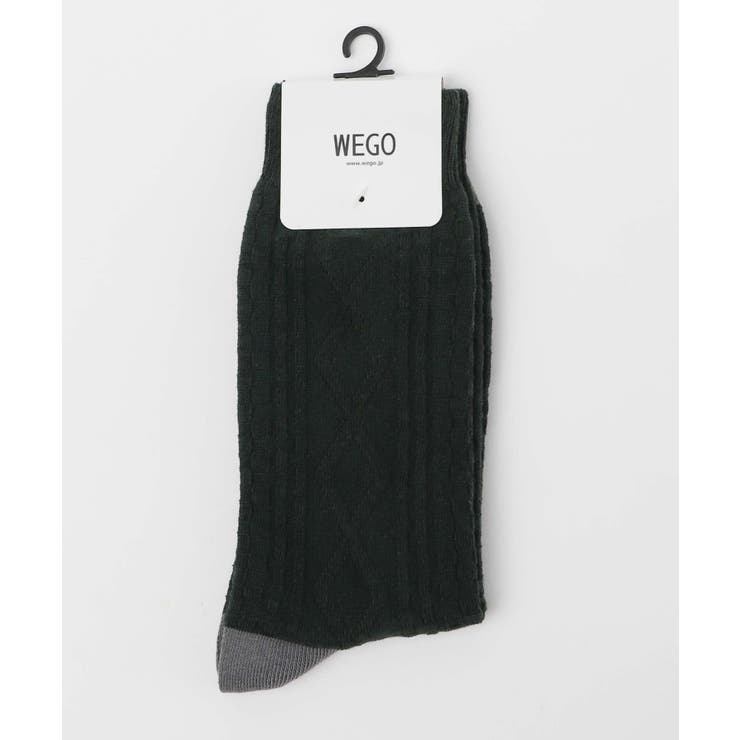 ケーブルパターンソックス WE19WN11-MG6178 | WEGO【MEN】 | 詳細画像8 