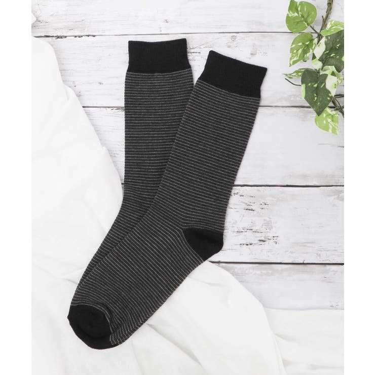 ブラック | ミジンボーダーソックス WE19WN11-MG6179 | WEGO【MEN】