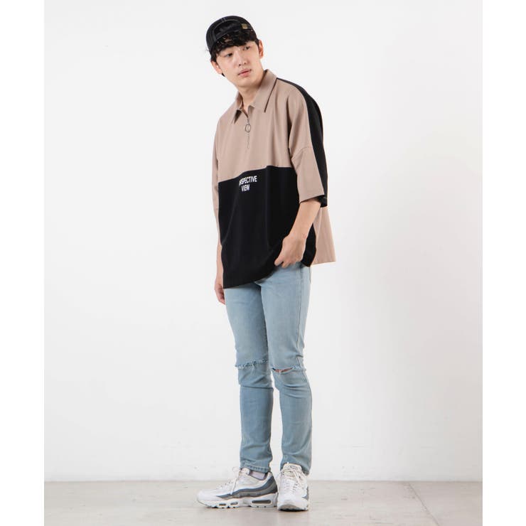 ドルマンハーフZIP5分袖プルオーバー WE20AU06-M3415 | WEGO【MEN】 | 詳細画像3 