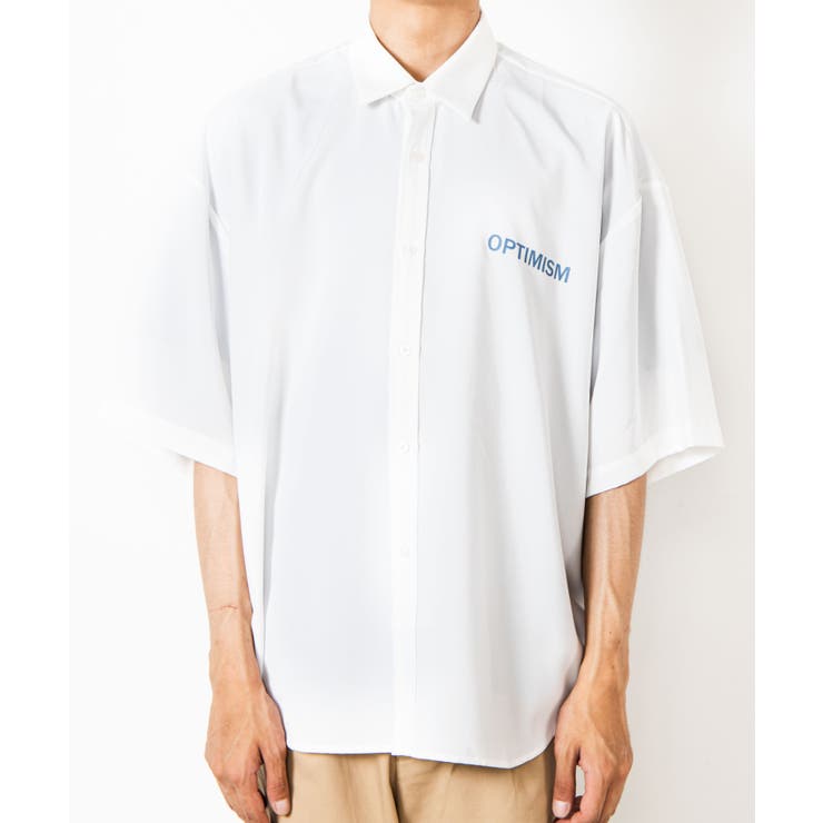 レトロロゴ5分袖BIGシャツ WE20AU07-M5004 | WEGO【MEN】 | 詳細画像17 