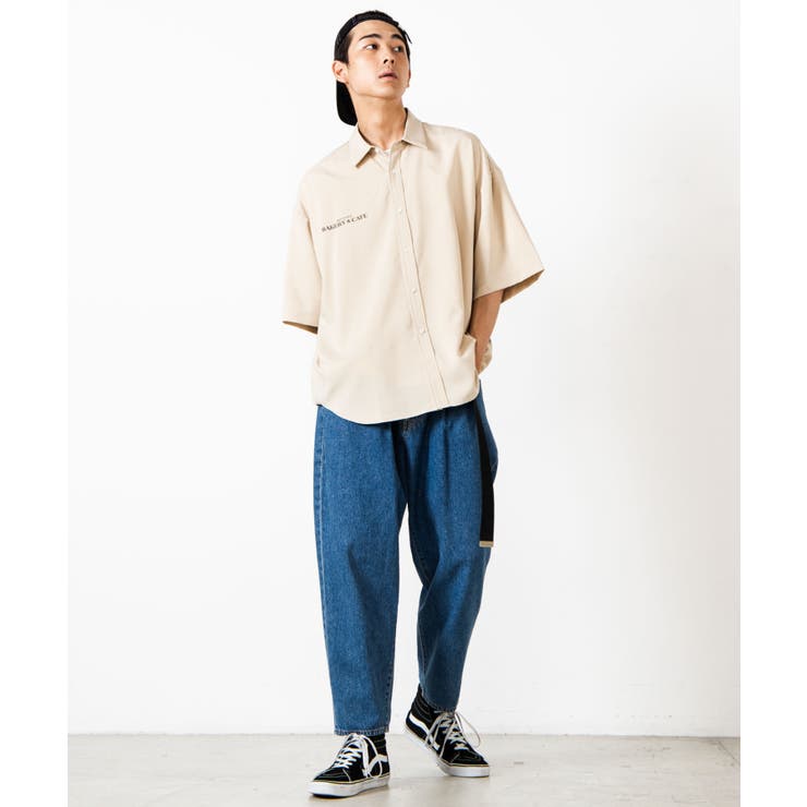レトロロゴ5分袖BIGシャツ WE20AU07-M5004 | WEGO【MEN】 | 詳細画像2 
