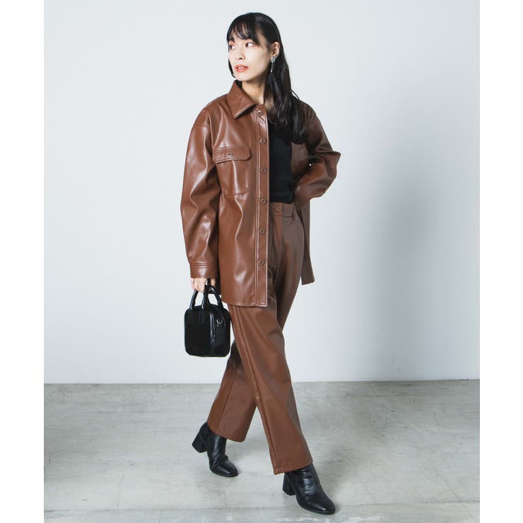 レザージャケット YILILK] レディースレザージャケット 女性のフェイクレザー
