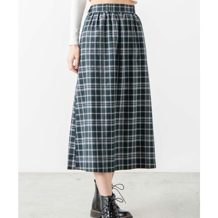 チェックロングスカート Weau08 L5030 品番 Wg Wego Women ウィゴー のレディースファッション通販 Shoplist ショップリスト