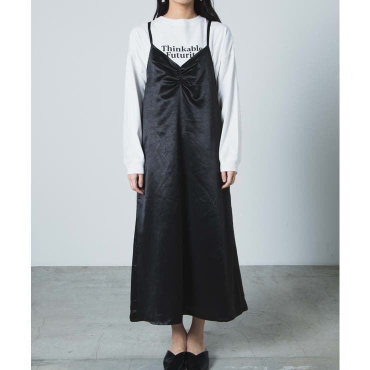 シワサテンキャミワンピース WE20AU08-L5058[品番：WG010076002