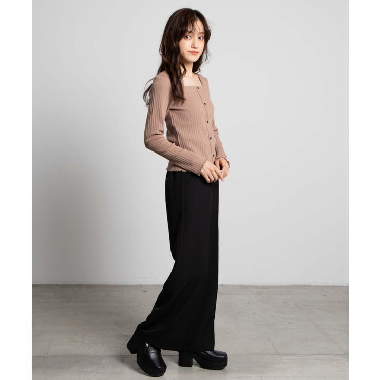 フロントボタンリブロンT  WE20AU09-L5003[品番：WG010076068]｜WEGO【WOMEN】（ウィゴー）のレディースファッション通販｜SHOPLIST（ショップリスト）