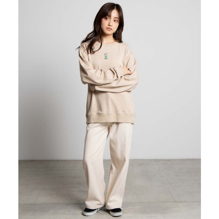 クリームソーダワンポイントプルオーバー WE20AU09-L5018 | WEGO【WOMEN】 | 詳細画像1 