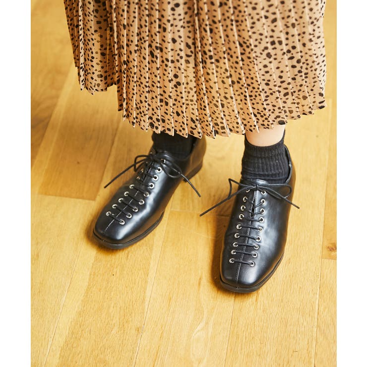 レースアップスクエアシューズ Weau09 Lg5029 品番 Wg Wego Women ウィゴー のレディースファッション通販 Shoplist ショップリスト