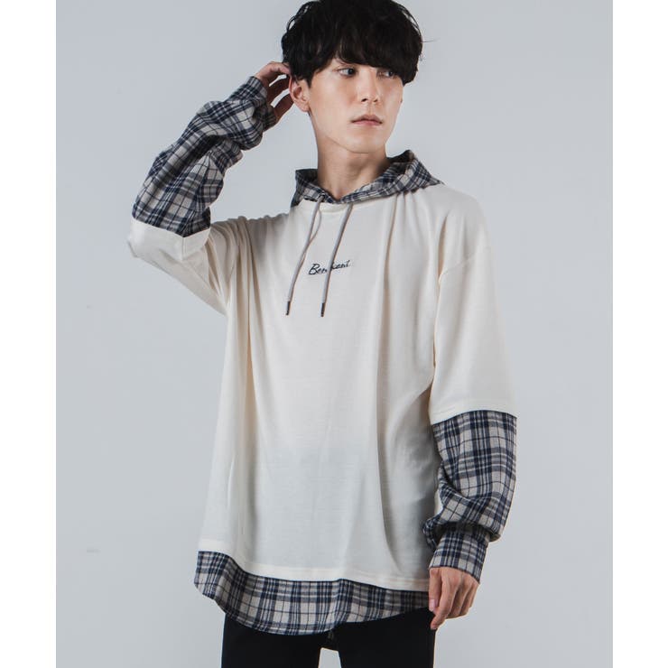 レイヤードチェックBIGT WE20AU09-M5012[品番：WG010075891]｜WEGO