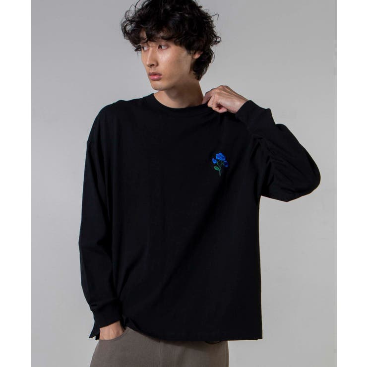 バラ刺繍BIGロンT WE20AU09-M5031[品番：WG010076414]｜WEGO【MEN
