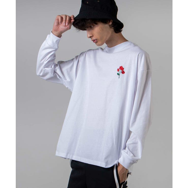 バラ刺繍BIGロンT WE20AU09-M5031[品番：WG010076414]｜WEGO【MEN