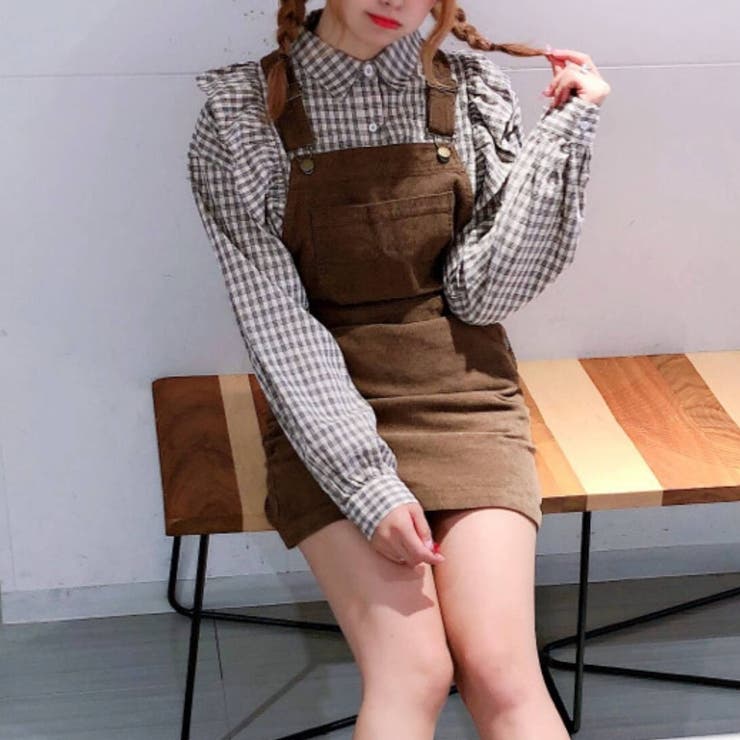 ブラウン | コーデュロイジャンパースカート WE20AW08-L5004 | WEGO【WOMEN】