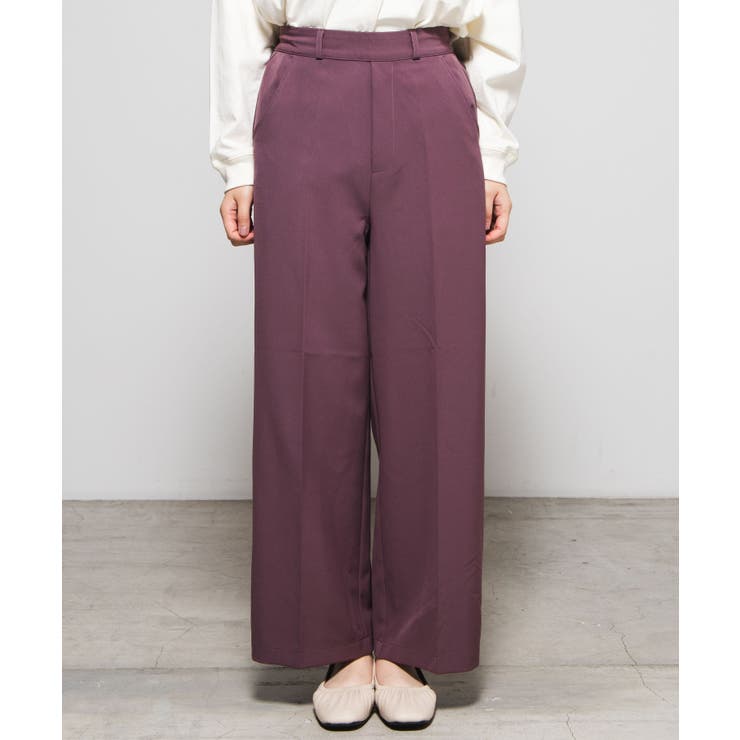 カラーセンタープレスパンツ WE20AW09-L5001[品番：WG010076004