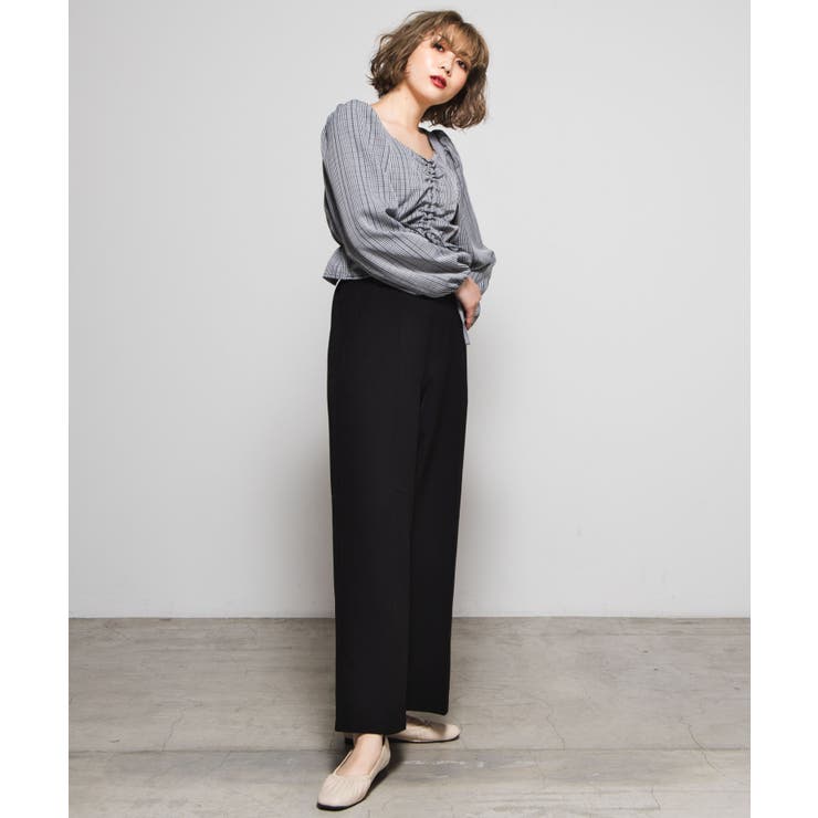 カラーセンタープレスパンツ WE20AW09-L5001[品番：WG010076004
