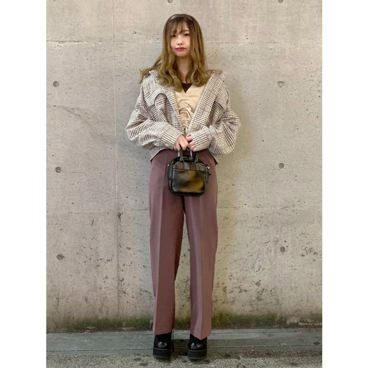 カラーセンタープレスパンツ WE20AW09-L5001[品番：WG010076004