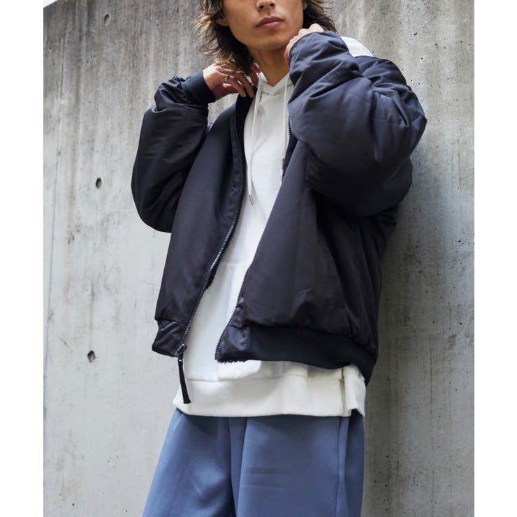 シャギーボアリバーシブルMA-1  WE20AW10-M5004[品番：WG010076527]｜WEGO【MEN】（ウィゴー）のメンズファッション通販｜SHOPLIST（ショップリスト）