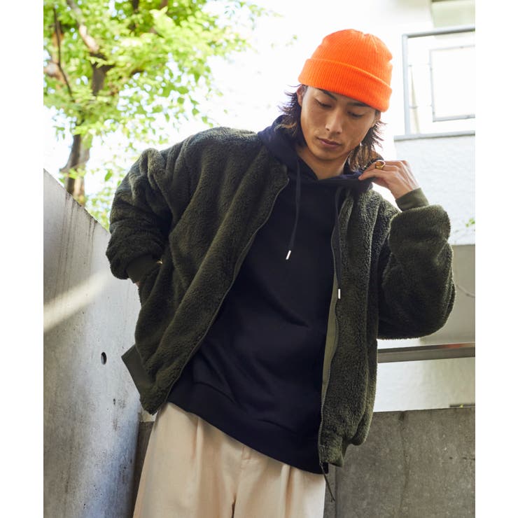 シャギーボアリバーシブルMA-1  WE20AW10-M5004[品番：WG010076527]｜WEGO【MEN】（ウィゴー）のメンズファッション通販｜SHOPLIST（ショップリスト）