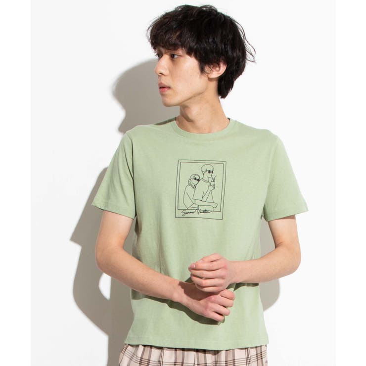 カップルモチーフtシャツ Wesm03 M2354 品番 Wg Wego Men ウィゴー のメンズ ファッション通販 Shoplist ショップリスト