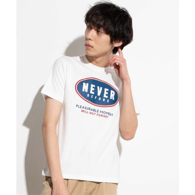 ラウンド配色ロゴTシャツ WE20SM03-M2357[品番：WG010073884]｜WEGO